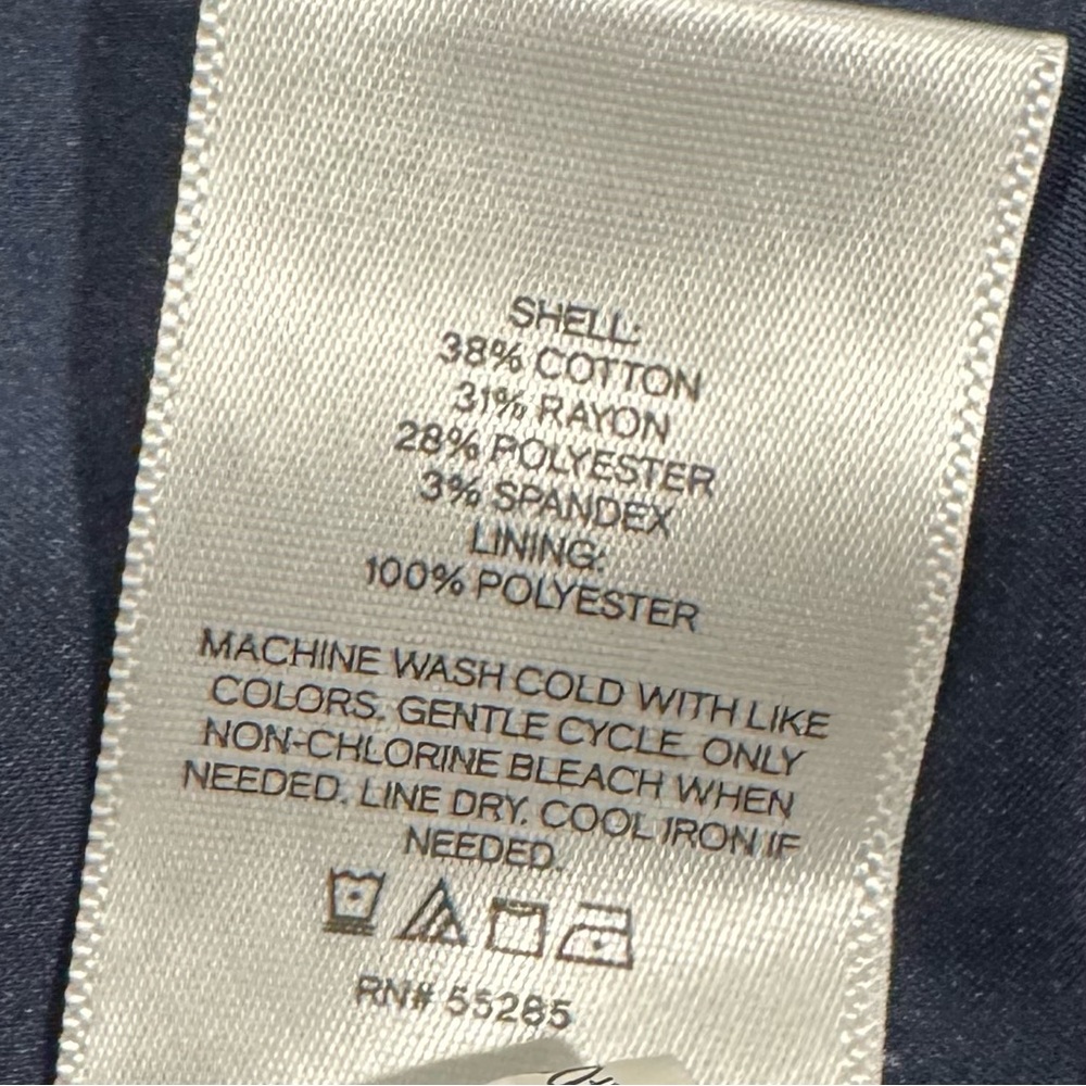 Express Editor Collection Blazer, Denim Like Fabric, Soft, Stretch Twill, - Picture 10 of 15